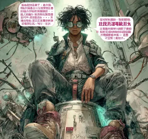 韩漫作品封面示例，展示漫画卡上的题材标签与连载状态信息